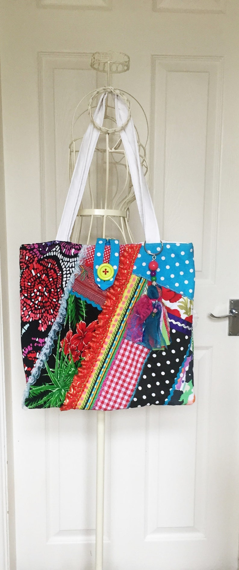 Women Handbag Tote Bag Satchel Shoulder Recycled Upcycled REGISTERED ® HOT!