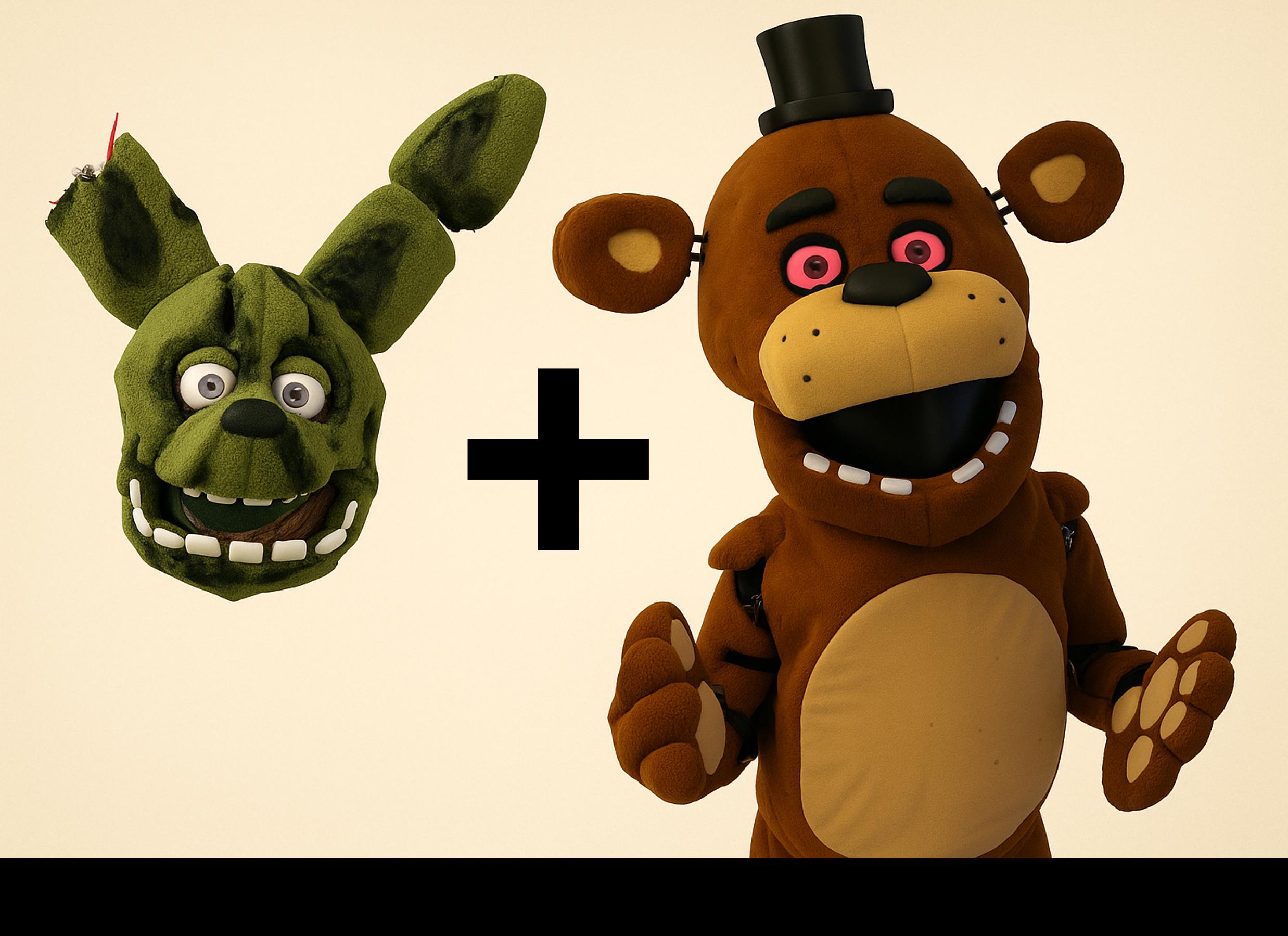 FNAF Cosplay DIY Bundle | Freddy Fazbear Full Costume + Springtrap Mask ...