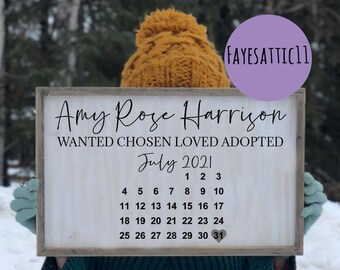 Officially a Adoption Gifts | Family Adoption Gift | Adoption Gift Print | Personalized Family Gift for Adoption Day | Adopting Baby Gift