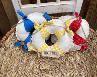 Life Preserver, Nautical decor, Life ring, White Life Ring, Beach House Nautical Decor, coastal living, mini beach house decoration mom gift