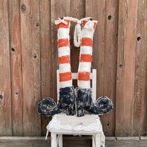 white Witch Boots, Primitive Witch Boots, Primitive Witch Decor, Halloween Witch Decor, decorative witch shoes, Small primitive witch boots