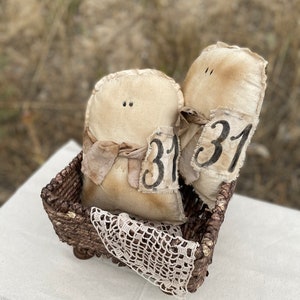 handmade ghost, Halloween ghost, Boo ghost, Primitive Ghost bowl filler, prim ghost, Primitive Halloween Decoration, Grungy Ghost Doll