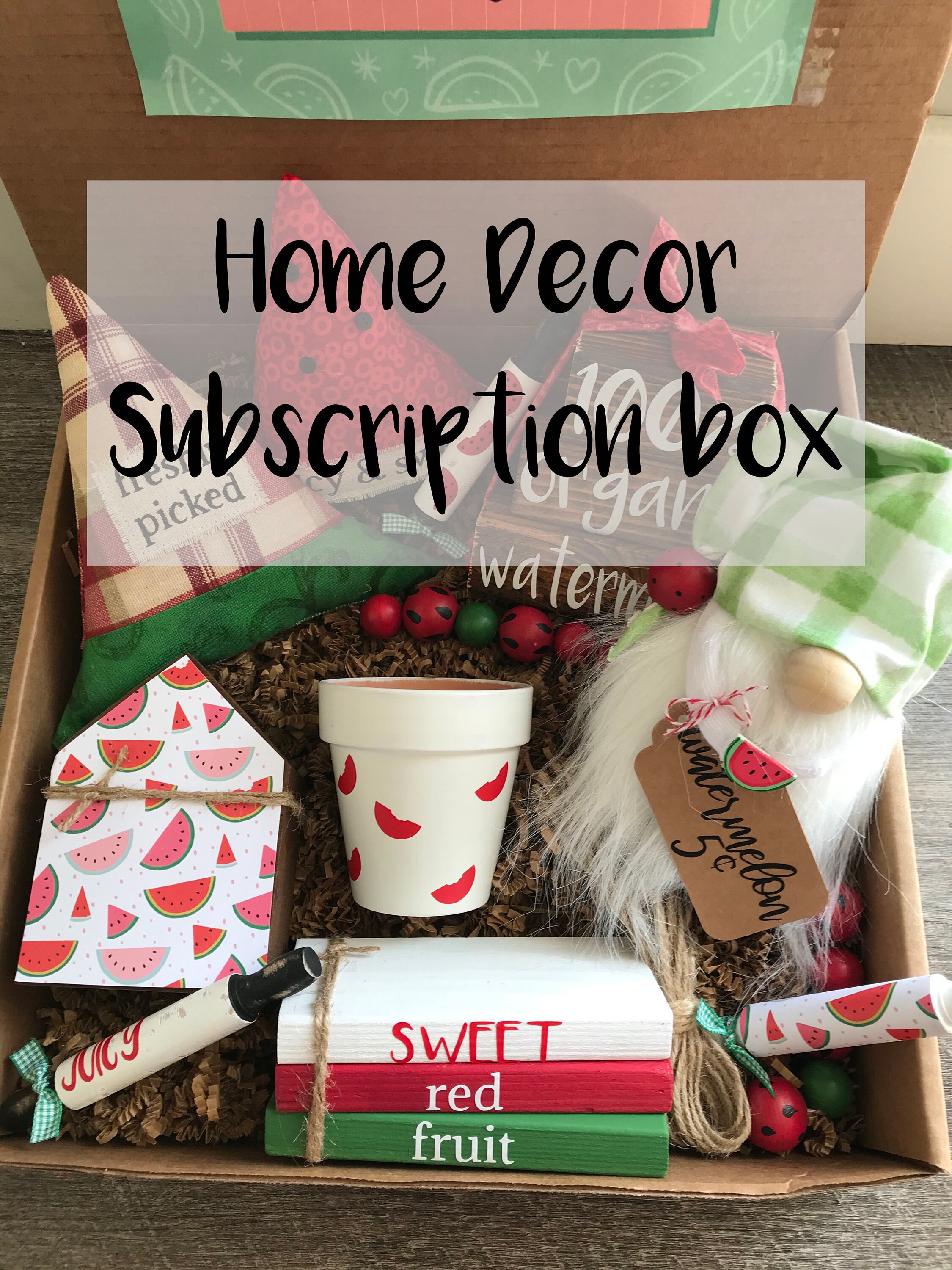Home decor Monthly subscription box Unique Mother's Day Etsy