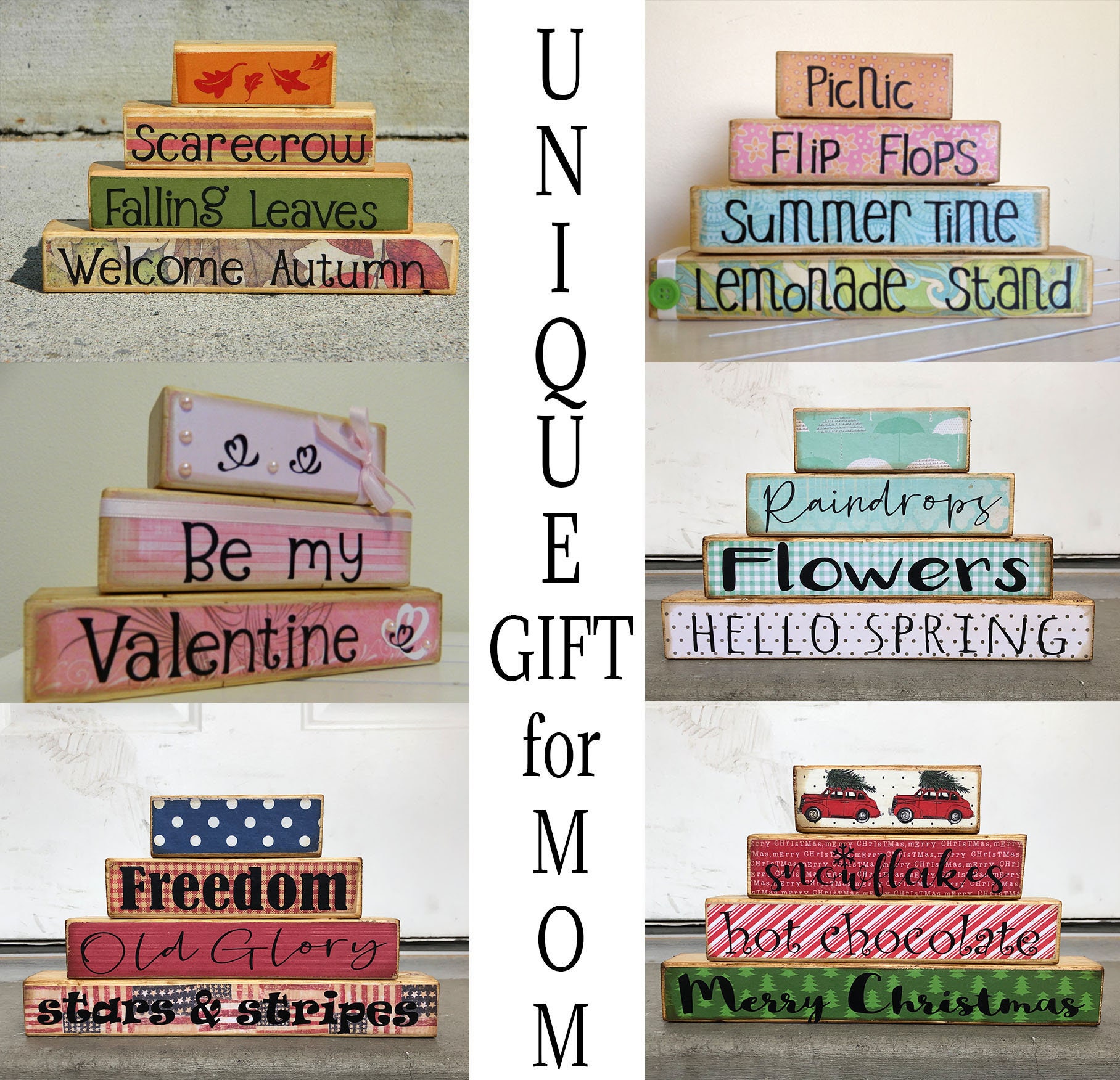 Unique Christmas gifts for mom from daughter Interchangeable | Etsy