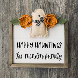 Flying Ghost Mantel Decor, Personalized Ghost Decor, Halloween Home Decor,  funny Halloween Decor, White Ghost Decor, Weathered Ghosts,