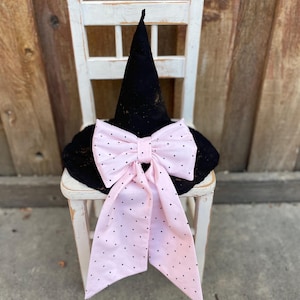 Primitive Witch Hat Decor, Witch Hat Shelf Sitter, Halloween Tiered Tray Decor, Vintage Primitive Halloween Decor, Witchy Gifts For Women
