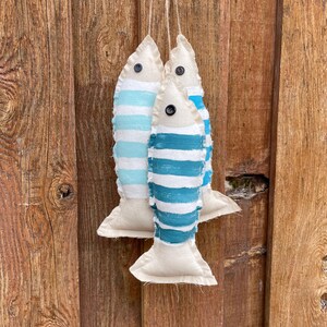Painted Fish, Lake House Decor, Beach House Decor, Coastal Cottage, Coastal Fish decor, Fish Lovers Gift, Beach House Accent, gift for mom
