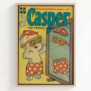 Casper the Friendly Ghost – Vintage Comic Cover Poster