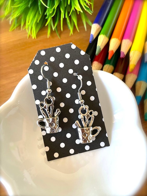 Ciondolo a forma di tavolozza con pennello in argento sterling, regalo per insegnanti d'arte - Italia