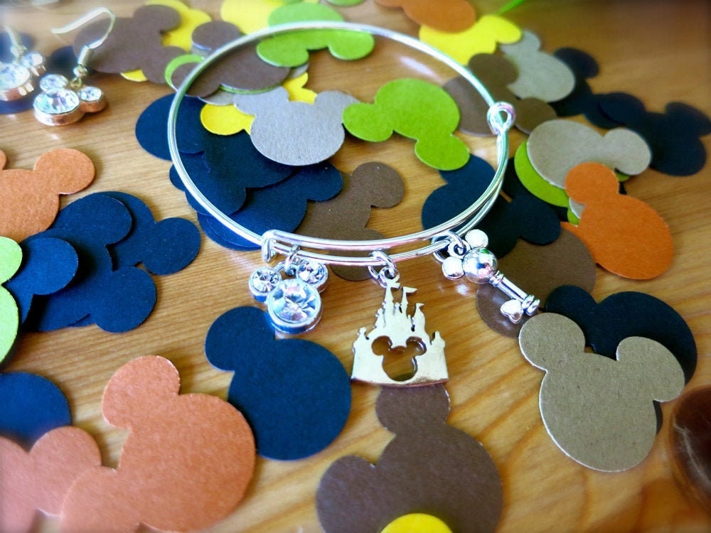 Disney Charm BraceletSilver Disney Bangle BraceletStacking Etsy
