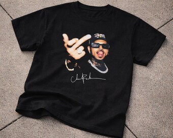 Chris Brown Middle Finger tee Chris Brown Breezy Bowl XX Tour 2025 TShirt Chris Brown shirt Middle Finger TShirt tour tee