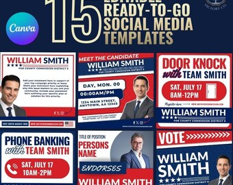election poster design template