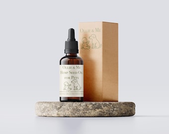Naturalny olej konopny dla psów i kotów (Ollie and Me)