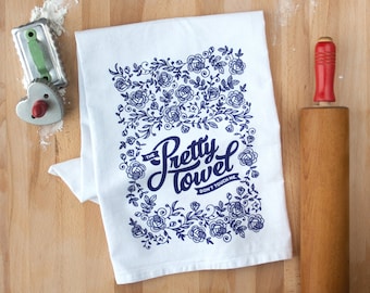 COCINA DISH TOWEL - Toalla bonita No Me toques - Cosas que tu mamá dice Toalla de té de saco de harina mamá frases especiales Toalla