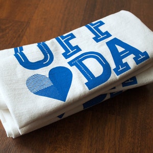 MIDWEST UFF DA Kitchen Dish Towel Screenprinted Flour Sac Tea Towel Minnesota image 5