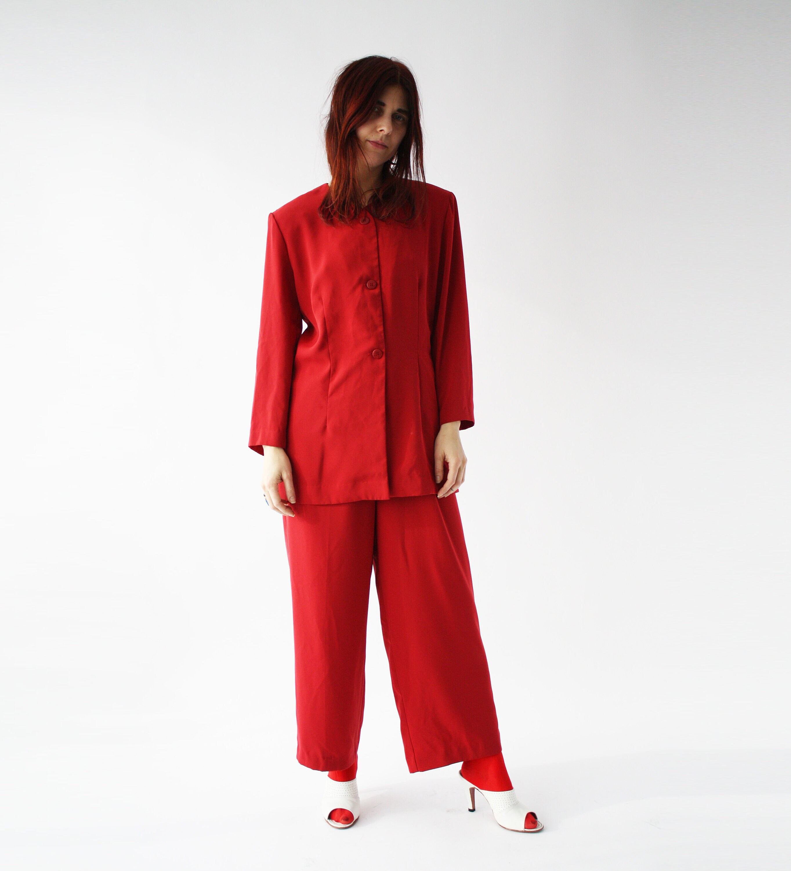Jacket and Wide Leg Pants Vintage 