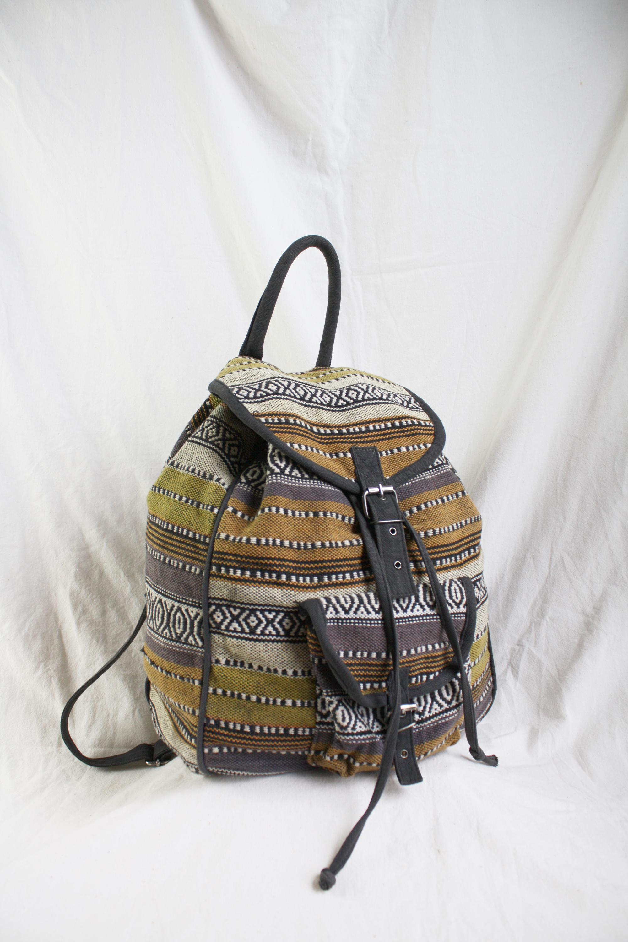 90s Woven Backpack - Etsy