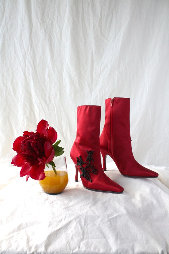 christian louboutin red boots