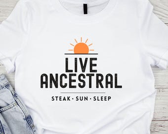 Camiseta unisex Live Ancestral