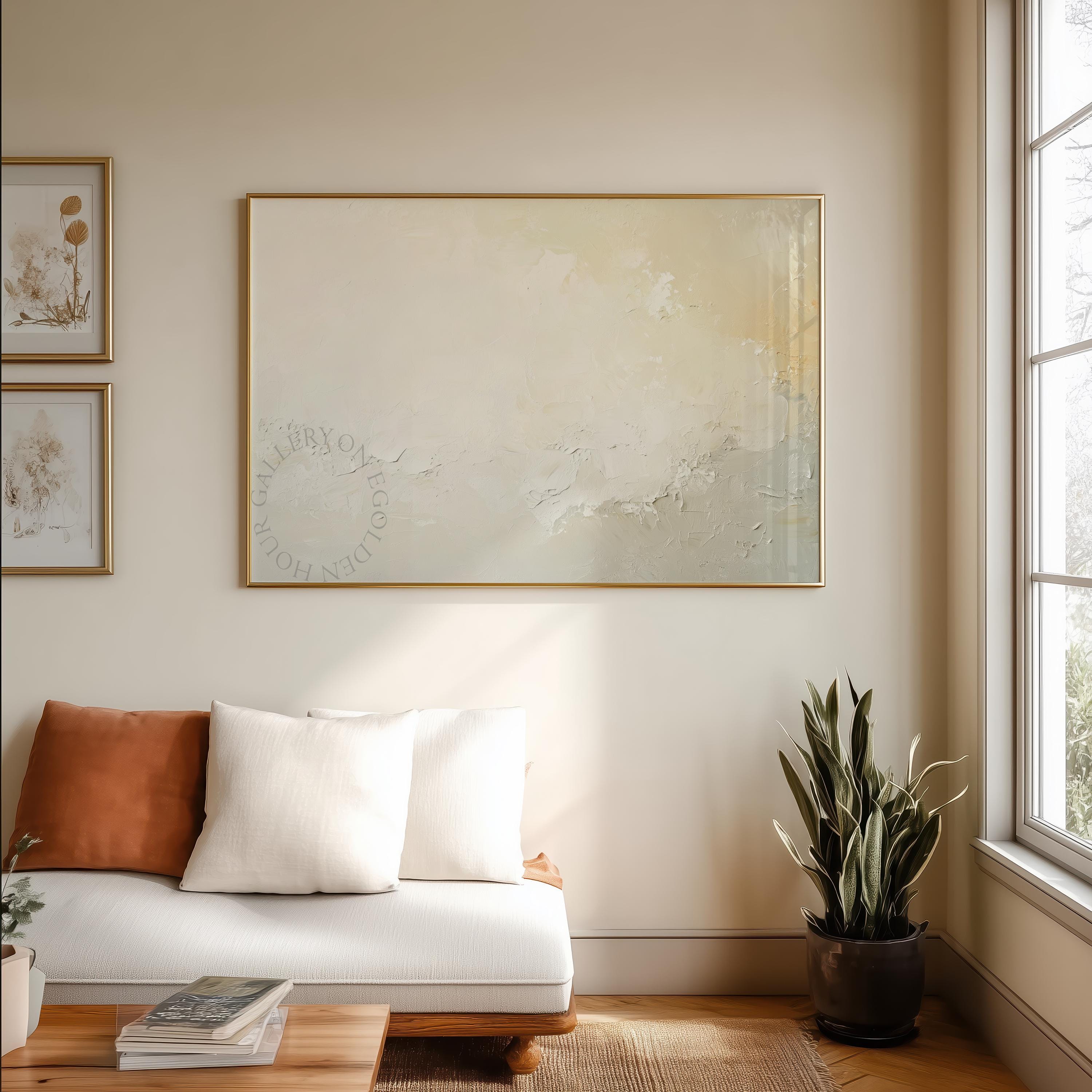 Minimalist Neutral Abstract Printable - Wall Art, Modern Textured ...