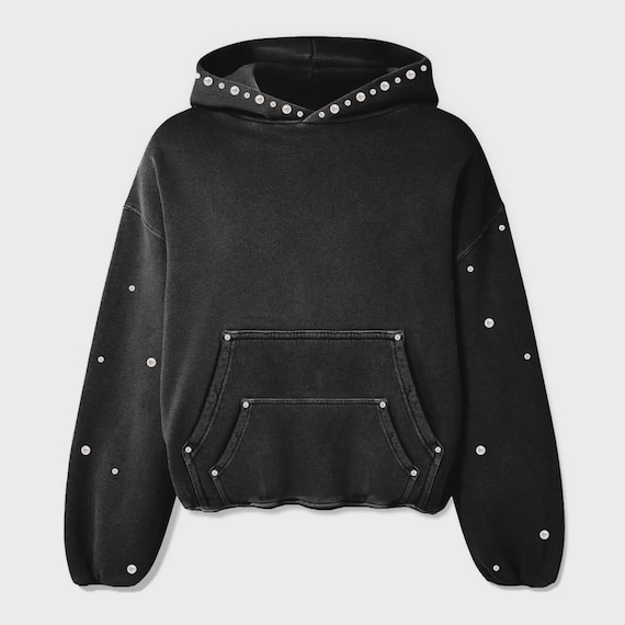 Custom Rhinestone Hoodie | Y2K Bedazzled Streetwear