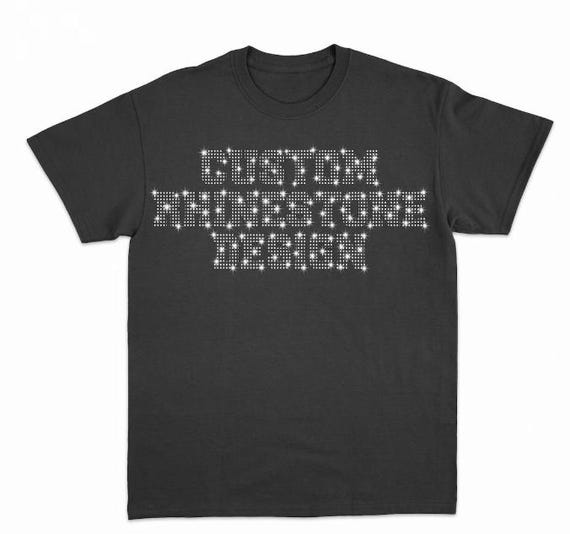 Custom Rhinestone Design T-Shirt – Unisex Bling Apparel