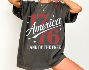 Comfort Colors® America 1776 Shirt, Patriotic Holiday Tee Gift