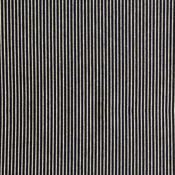 Indigo Railroad Stripe Denim Fabric   - 100% Cotton - Mid-Weight -  58 Width