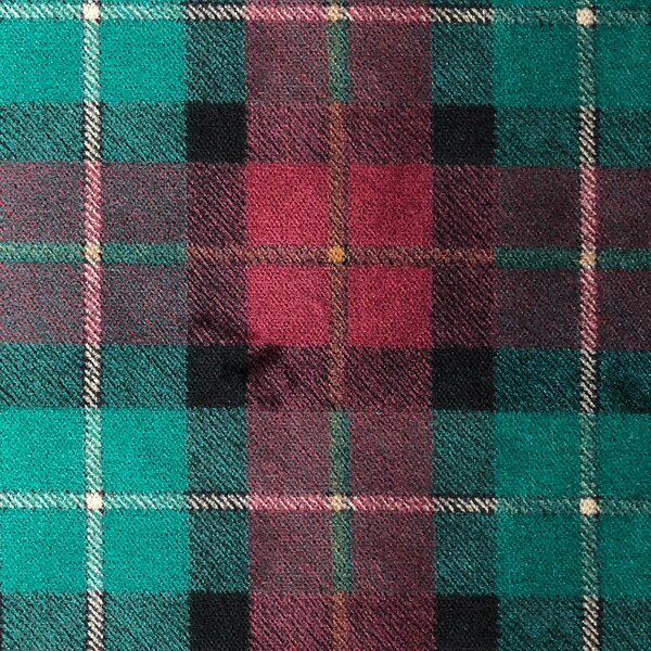 Vintage Plaid Fabric Etsy
