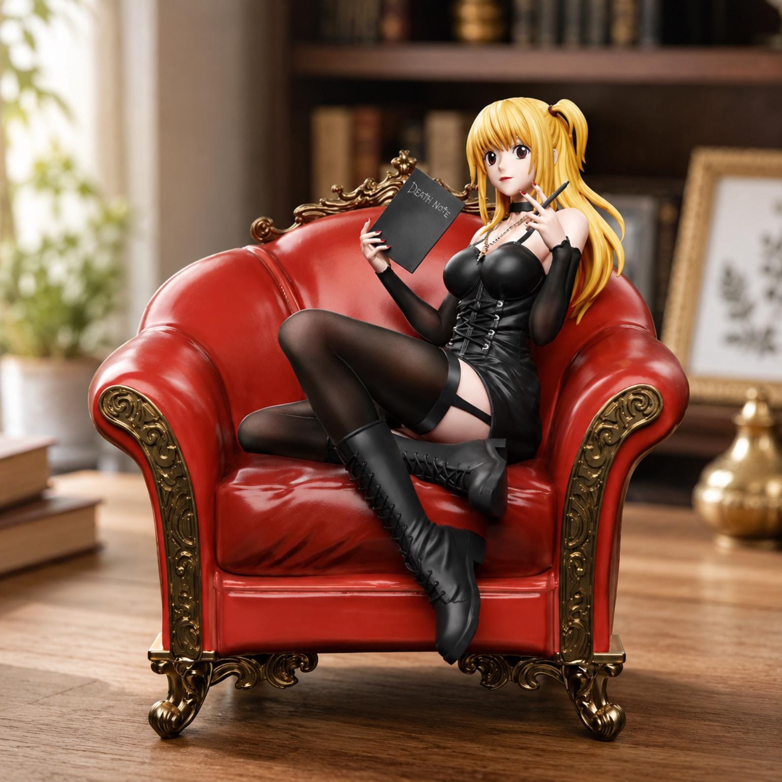 misa amane red dress 1/8 Scale Misa Amane - Death Note Resin Statue
