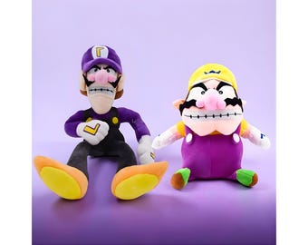 Peluche Mario d'anime, jouets animaux Waluigi Wario, cadeaux d'anniversaire pour enfants