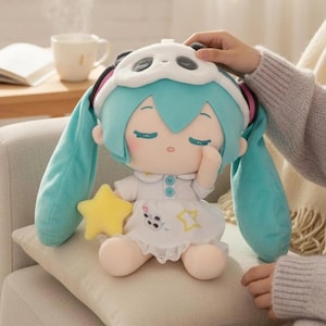 Miku Plush Doll, Miku Sleep Doll Anime Figure Plush  Cute Gift