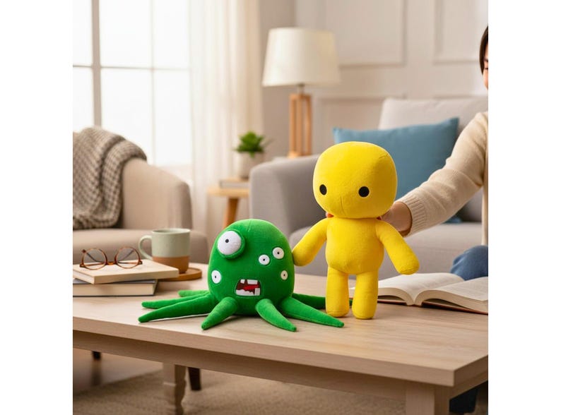 Wobbly Life Plushie, Monsters Plush Toys, Stuffed Gifts