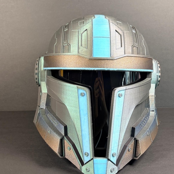 Darkside Heavy Mando 3D Printed Helmet.