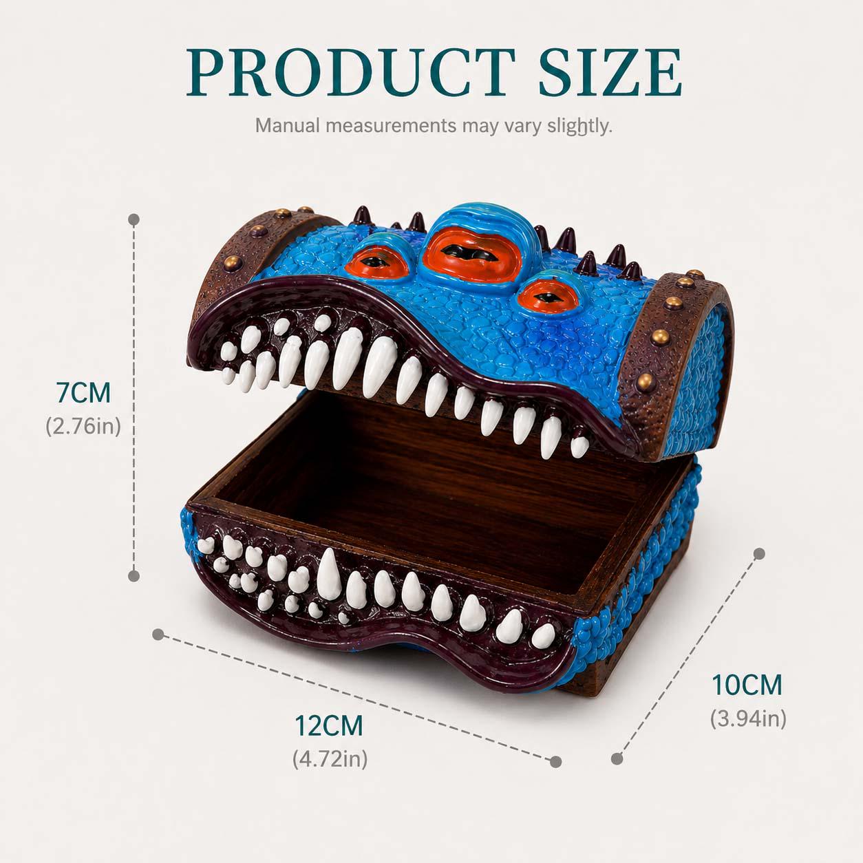 Monster Jewelry Box, Gothic Trinket Box, Fantasy Treasure Chest