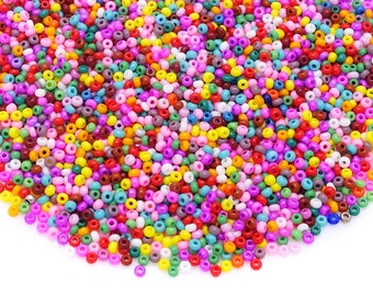 lot 20g de perles de rocaille ornella lilas ////19