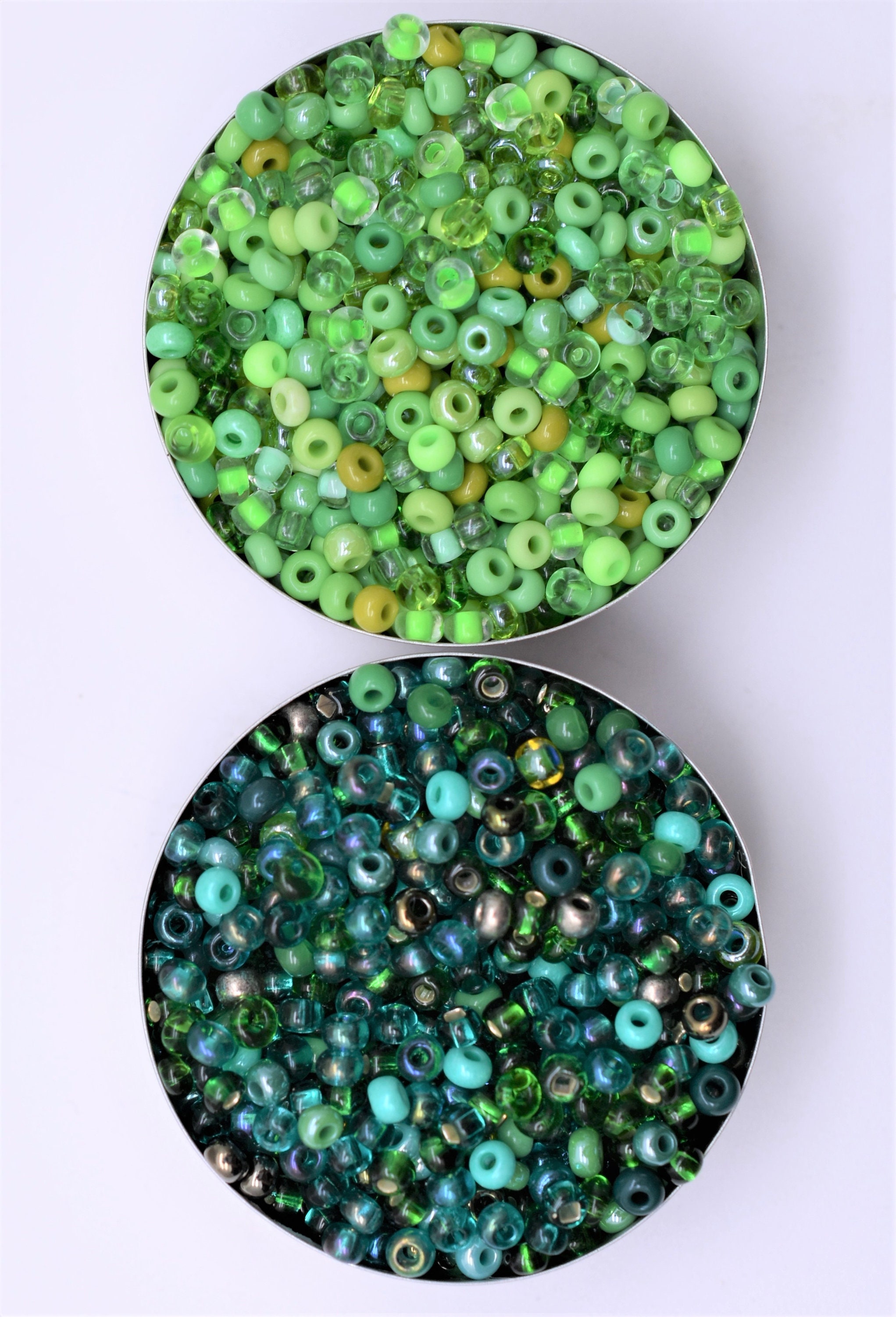 Glass Seed Round Beads 11/0 Metallic Olive Iris Seed Beads 