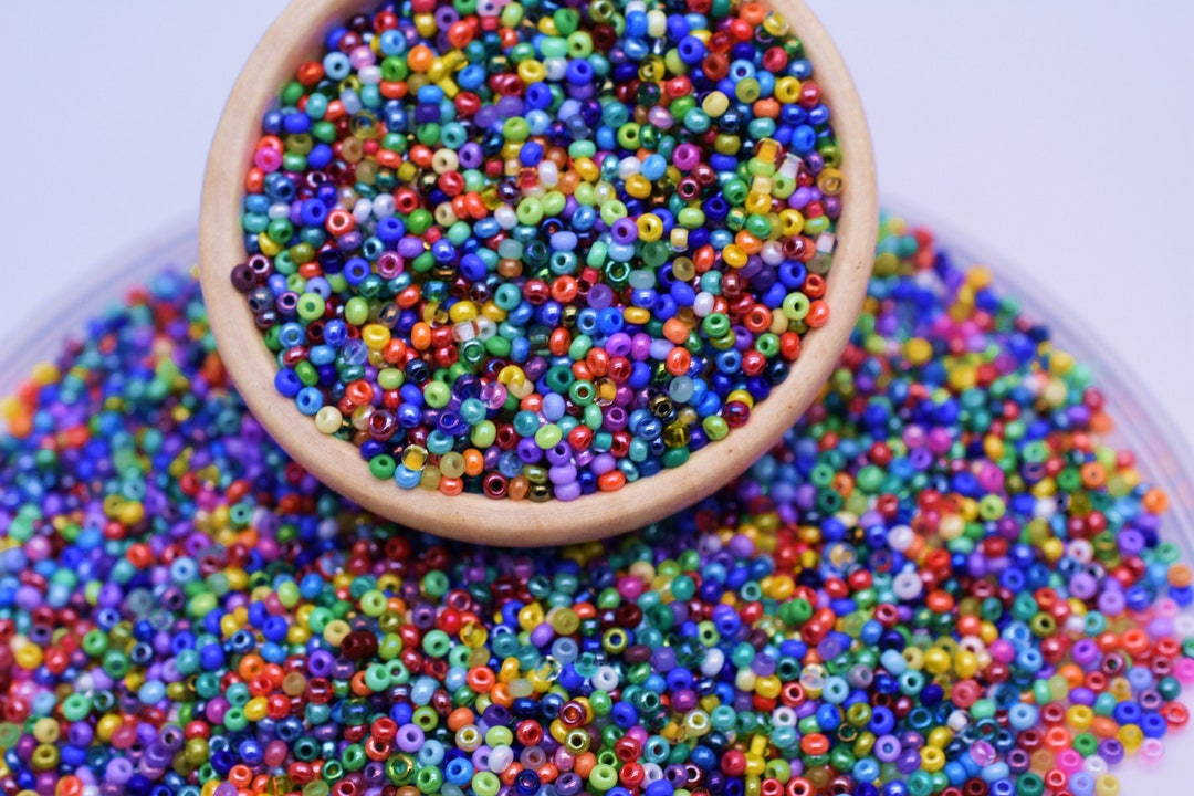 Lot De 50 Perles En Céramique Porcelaine - Boules 18mm Multicolores, Fait Main, Pour Création Bijoux