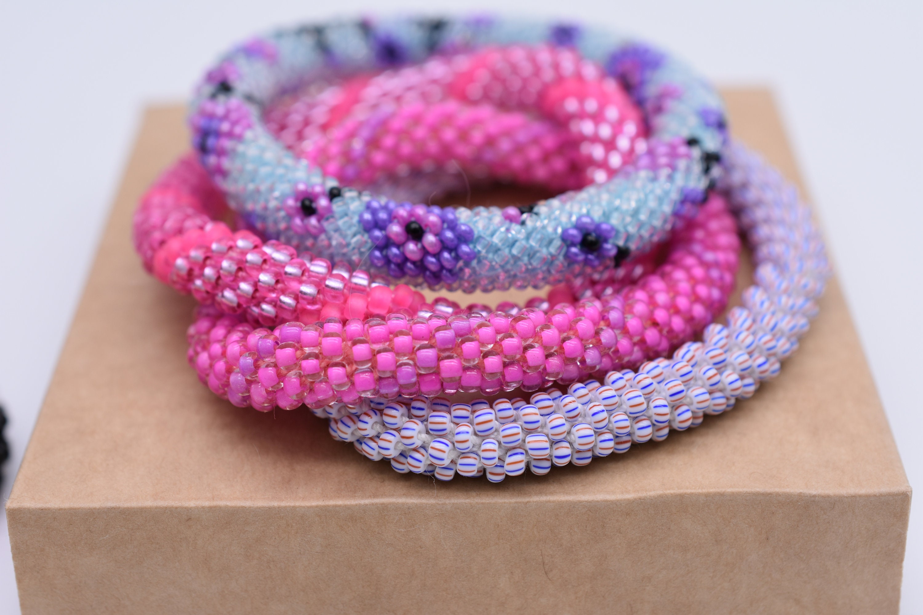 Buy Pink Bangle Without a Clasp Beaded Pink Sakura Girls Online in India - Etsy Buy Pink Bangle Without a Clasp Beaded Pink Sakura Girls Online in India - Etsy