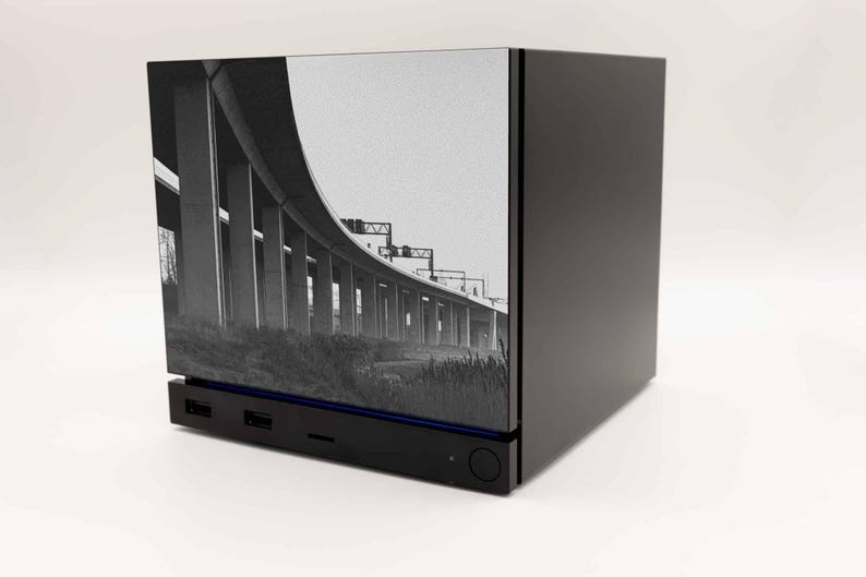 Roskambrug Faceplate for Steam Machine (2026), Magnetic 3D Printed Panel with Bruges Bridge Photo, Unofficial Accessory image 4