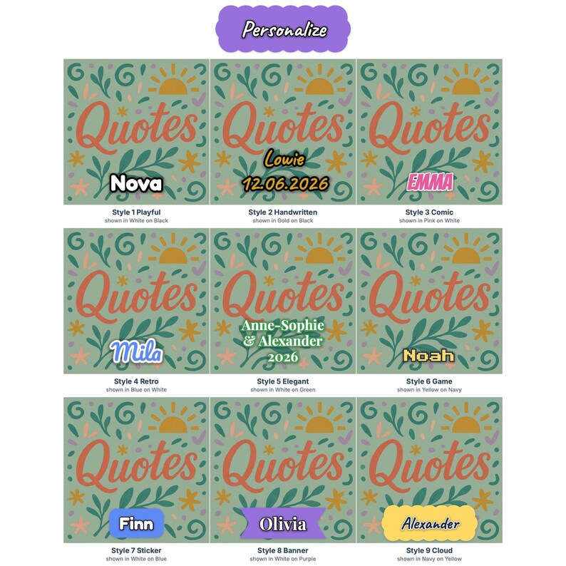 Nature Quote Fridge Magnets - Wood Magnet Set for Nature Lovers, Dreamers and Walkers, Belgium Handmade image 2