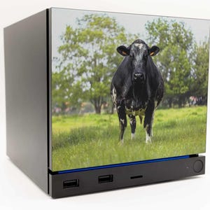 De Koe Faceplate voor Valve Steam Machine (2026) | 3D-geprint Koefoto Paneel | Magnetisch Paneel Nr. 4 | Niet-officieel Accessoire afbeelding 3