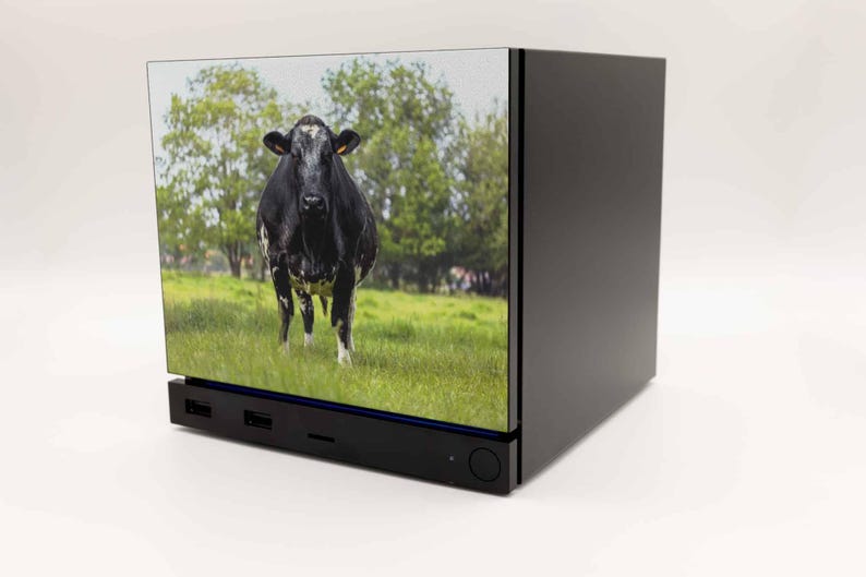 De Koe Faceplate voor Valve Steam Machine (2026) | 3D-geprint Koefoto Paneel | Magnetisch Paneel Nr. 4 | Niet-officieel Accessoire afbeelding 4