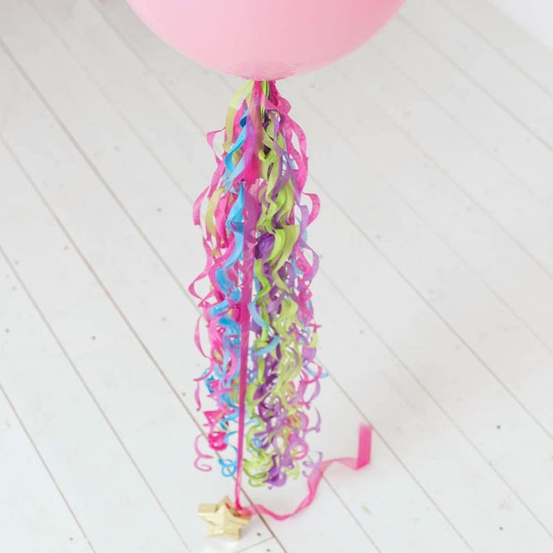 Balloon Tassel Birthday Decoration Balloon Streamer Balloon Etsy