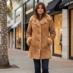 Vintage Suede Jacket With Fur - Etsy Canada