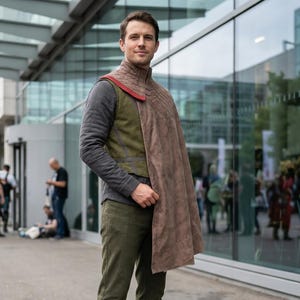 Resistance Officer Cosplay-kostym | Mandalorian-inspirerad rebellsoldatuniform | Anpassad handgjord Star Wars Galactic Warrior-kostym komplett set bild 1