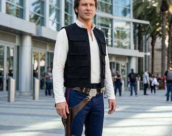 Op Star Wars geïnspireerde Han Solo-riem voor Comic Con en Halloween | Han Solo-smokkelaarskostuum