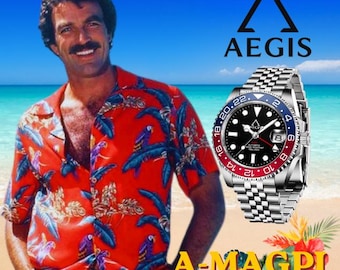 Magnum PI A-MAGPI Taucheruhr - Saphirglas, Ronda 515