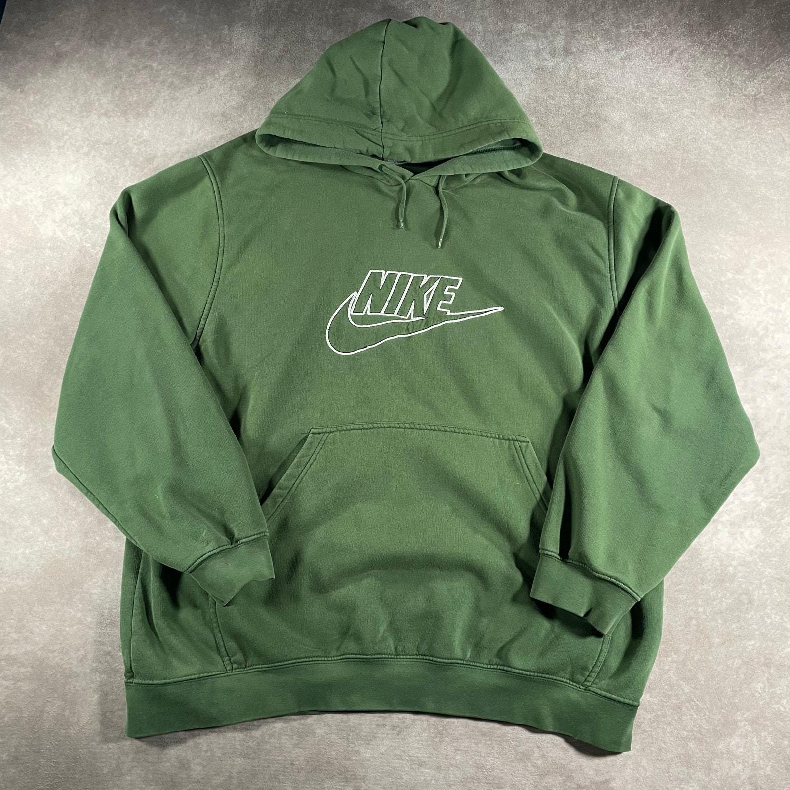 nike olive green hoodie