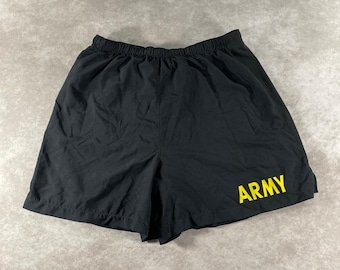 Amerikanska arméns träningsuniformshorts herr smal midja 76 cm